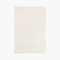 Rae Off White Minimalist Modern Rug by Housenfriends on white background