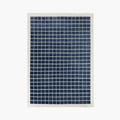 Salina Navy Blue Grid Pattern Modern Rug by Housenfriends on white background