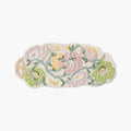 Celia Pastel Whimsical Floral Garden Irregular Tufted Runner Rug by Housenfriends on a white background