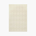 Cream Diamond Modern High Low Hand Tufted Rug by Housenfriends on a white background