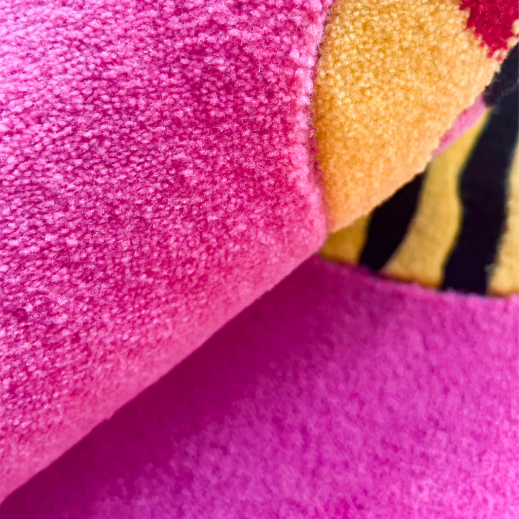 Denny Pink Sea Yellow Clownfish Graphic Tufted Rug