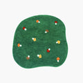 Elora Moss Green Round Mushroom Tufted Rug by Housenfriends on white background