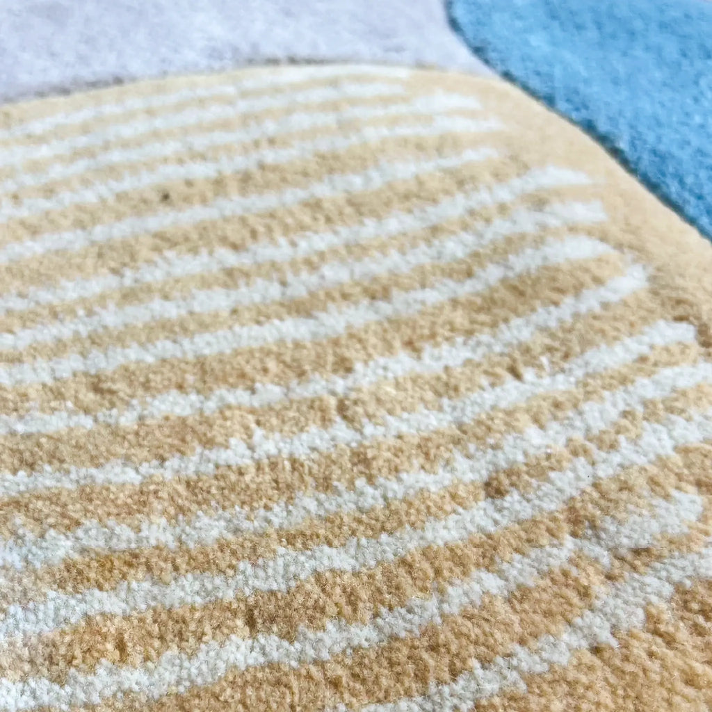 Marnie Grey Quirky Mushroom Motif Tufted Runner Rug