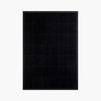 Pure Black Minimalist Modern High Low Hand Tufted Rug